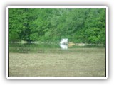 Submerged truck off of 249 near Ashland City, TN on Monday, May 3rd, 2010